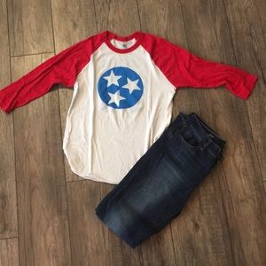 TN 3/4 sleeve shirt- medium